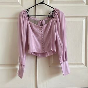 Going out top! It is Lavender, from Forever 21, and it is a size Small!
